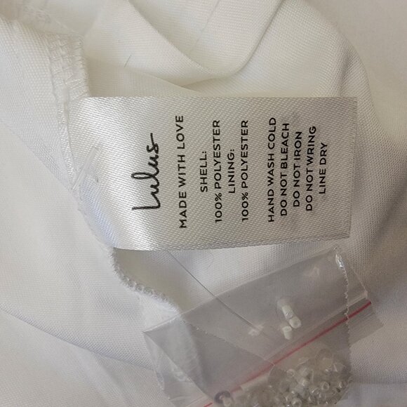 Lulus Just the Beginning (Bridal) White Mermaid Maxi, #1679496, Sz M, $193 - Picture 8 of 10